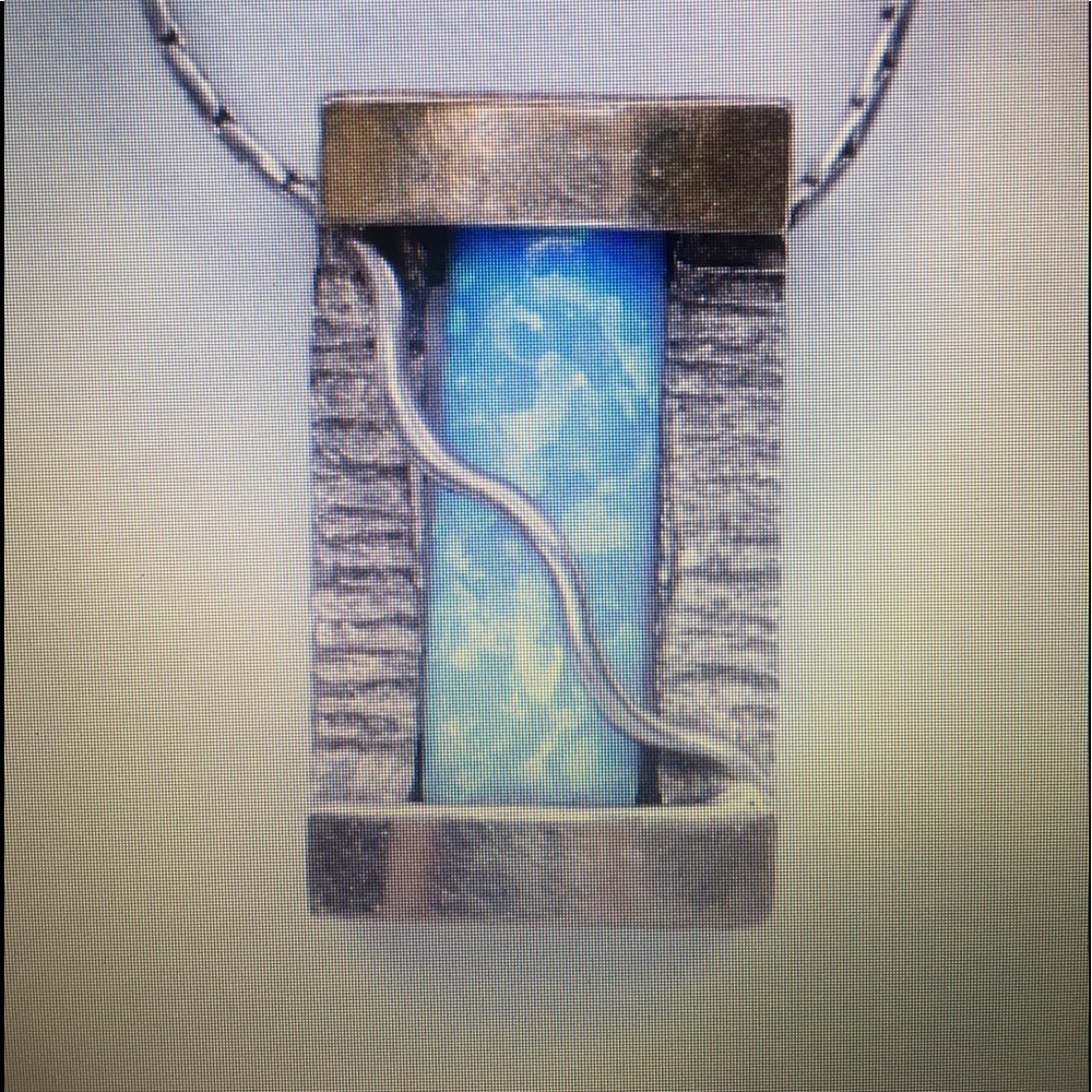 Gorgeous 14k and Silver Opal Necklace